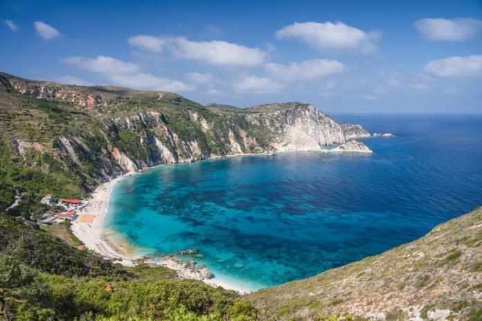 Petani Beach in Kefalonia, Ionian Islands, Greece