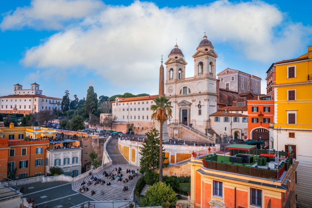 Rome, Italy at the Spanish Steps