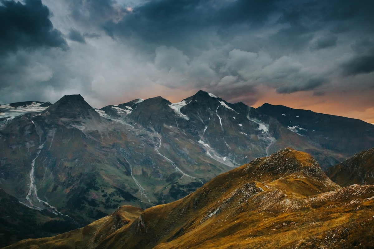 Beautiful landscape from the Grossglockner National Park Hohe Tauern, Austria