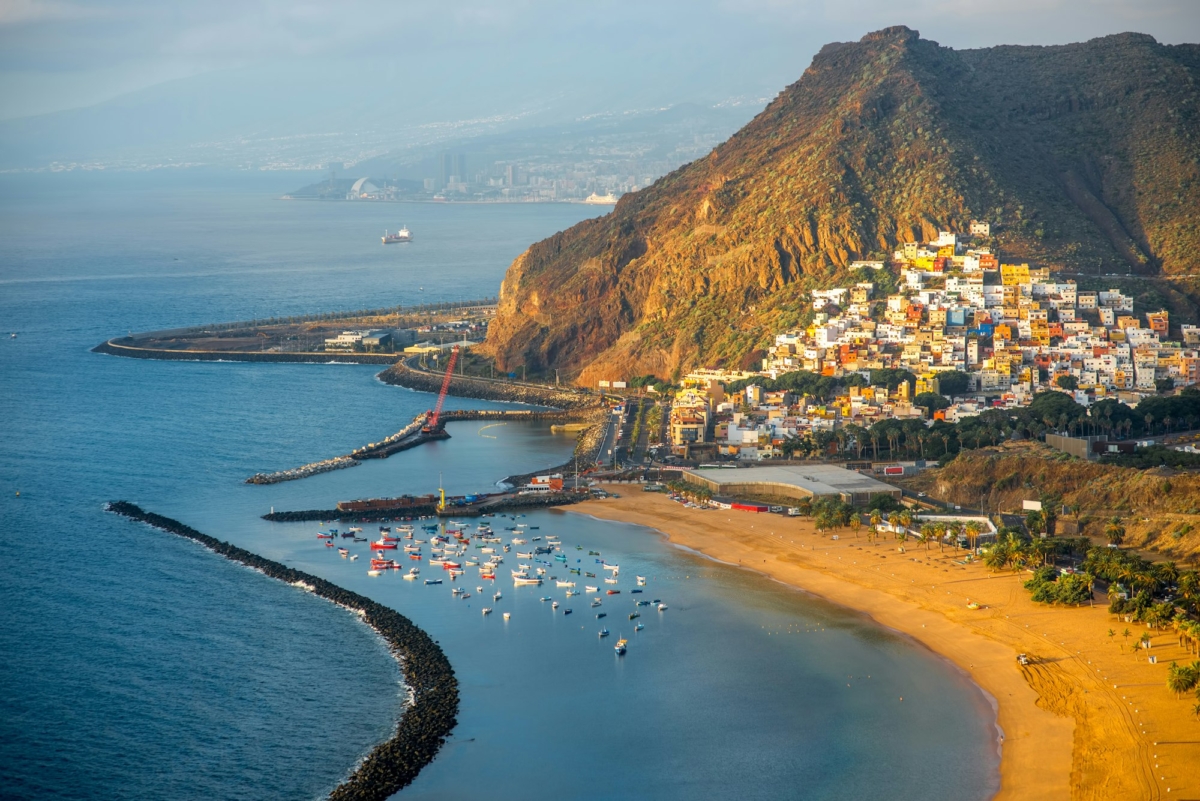 Teresitas beach in Santa Cruz de Tenerife