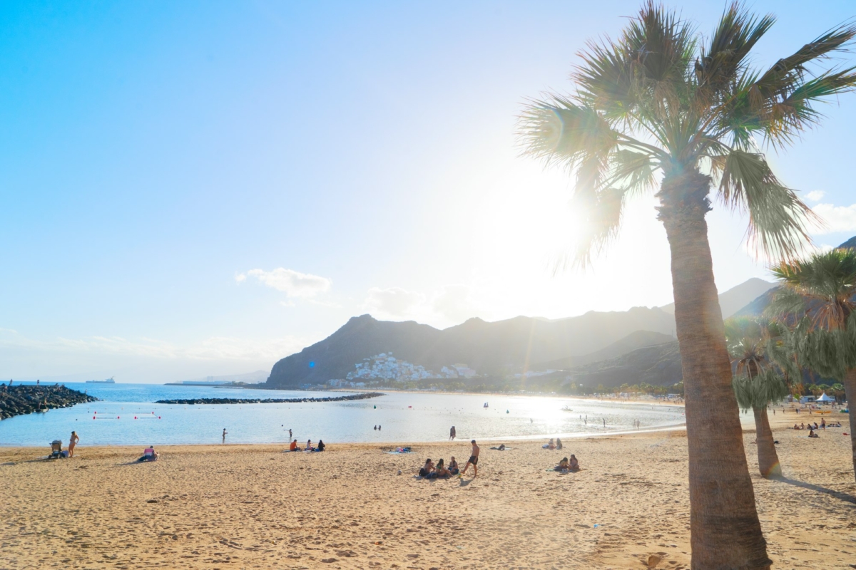 beach of Santa Cruz de Tenerife, Spain