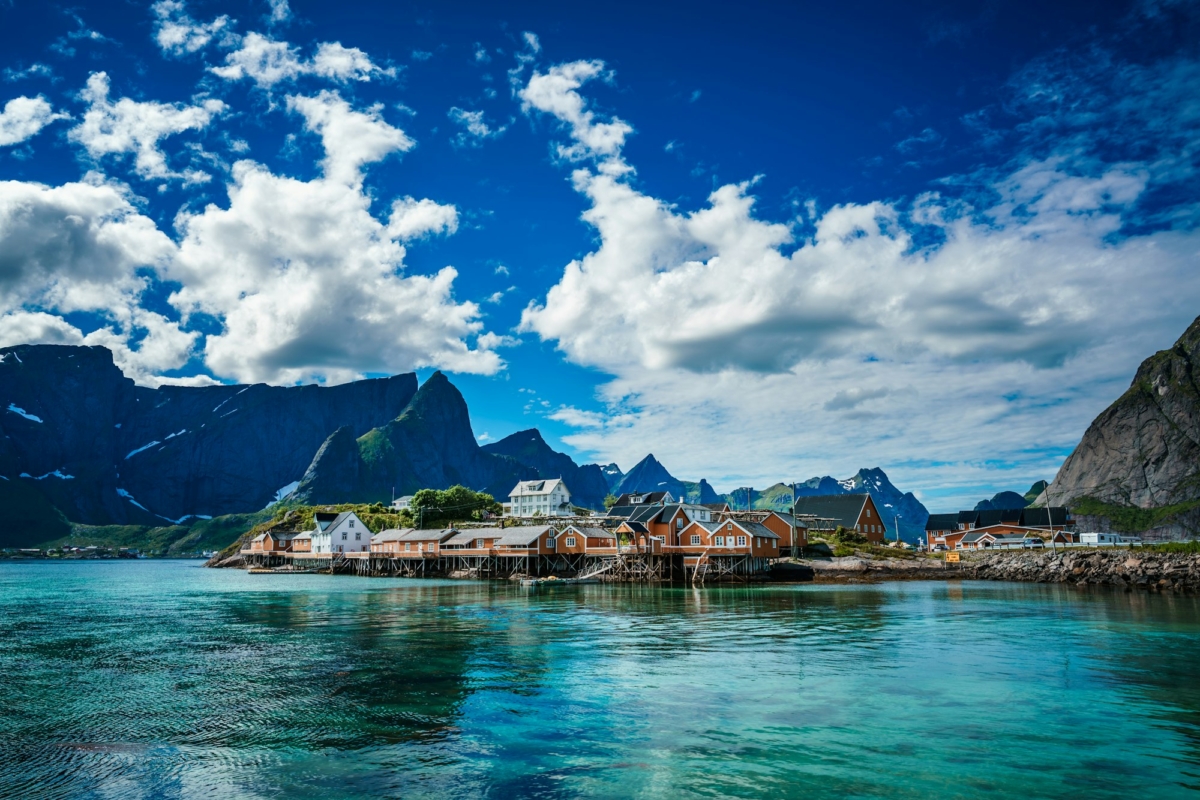 Lofoten archipelago islands Norway