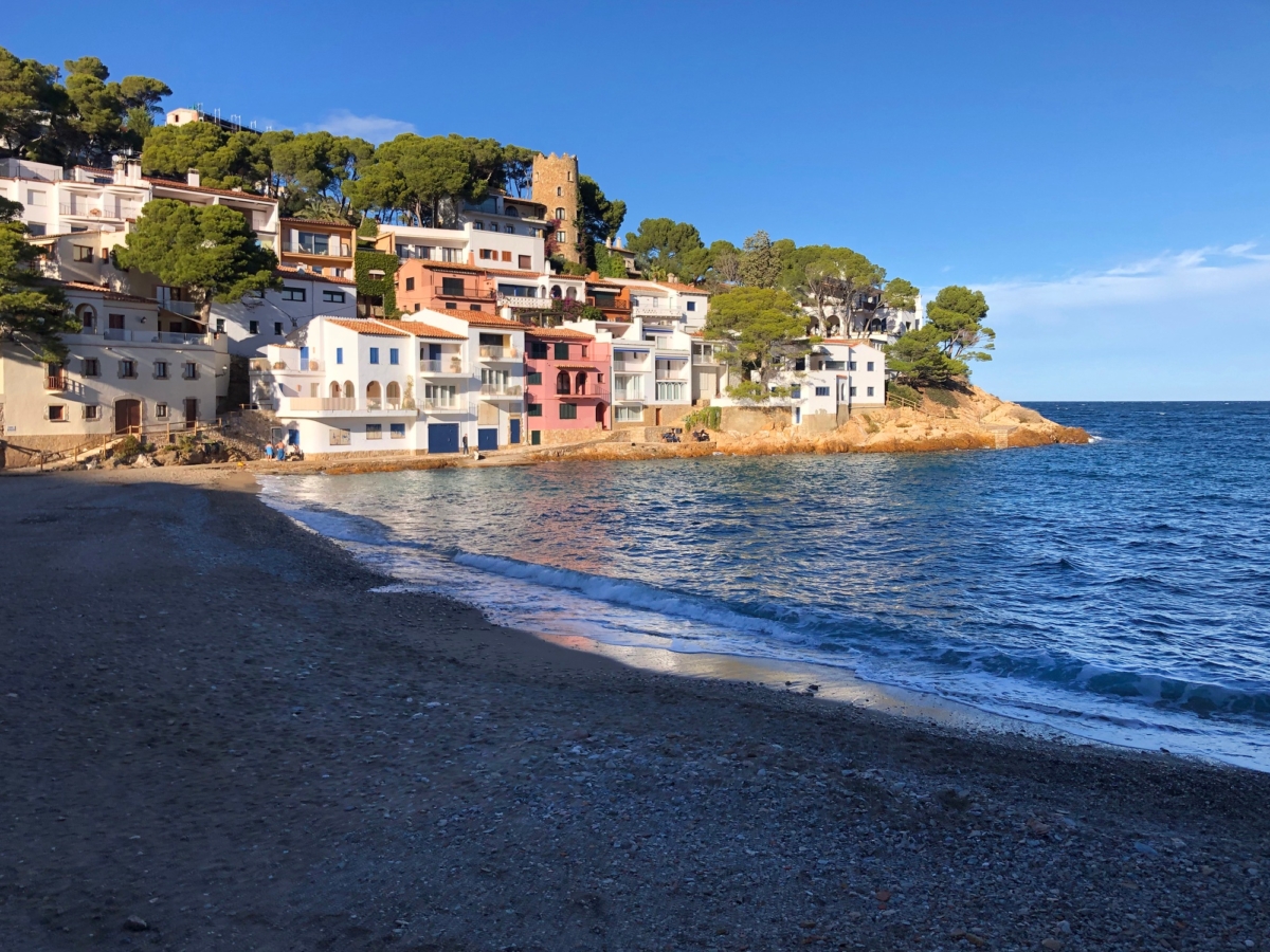 Mediterranean coast in Girona. Sa Tuna cove. Begur, Catalunya, Spain