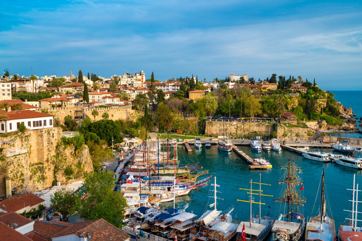 Old Town Kaleici In Antalya, Turkey